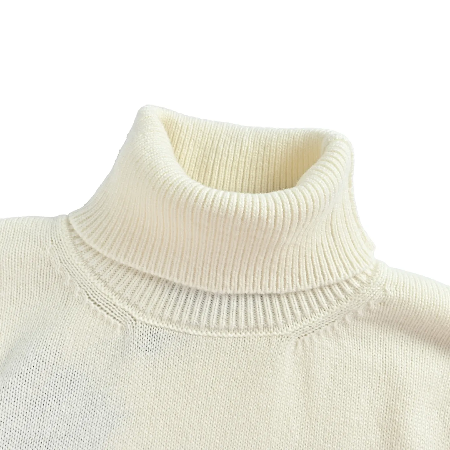 Louis Vuitton/Louis Vuitton pocket leather label turtleneck knitted sweater